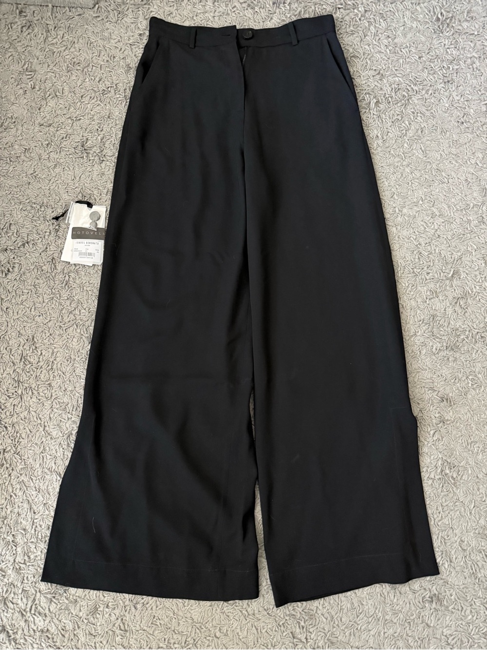 Isabel Benenato Wide viscose trousers